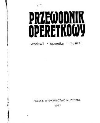 خرید و دانلود نسخه کامل کتاب Przewodnik operetkowy