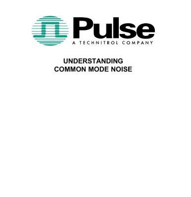 خرید و دانلود نسخه کامل کتاب Pulse. Understanding common mode noise