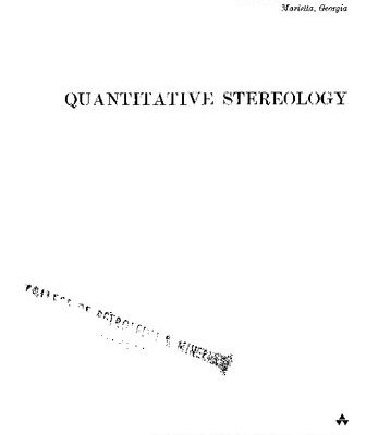 خرید و دانلود نسخه کامل کتاب Quantative Stereology