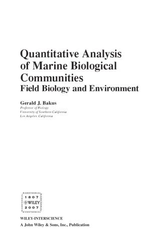 خرید و دانلود نسخه کامل کتاب Quantitative Analysis of Marine Biological Communities: Field Biology and Environment_68e1e4881d2b5.jpeg خرید و دانلود نسخه کامل کتاب Quantitative Analysis of Marine Biological Communities: Field Biology and Environment