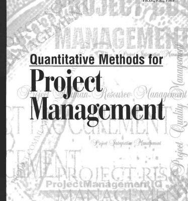 خرید و دانلود نسخه کامل کتاب Quantitative methods for project management