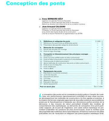 خرید و دانلود نسخه کامل کتاب R_18_Tech_Ing_c4500_Conception des ponts