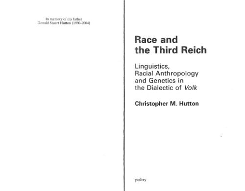 خرید و دانلود نسخه کامل کتاب Race and the Third Reich: Linguistics, Racial Anthropology and Genetics in the Dialectic of Volk_68e2b73b8071c.jpeg خرید و دانلود نسخه کامل کتاب Race and the Third Reich: Linguistics, Racial Anthropology and Genetics in the Dialectic of Volk