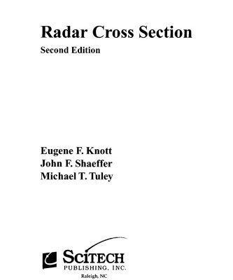 خرید و دانلود نسخه کامل کتاب Radar Cross Section