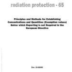 خرید و دانلود نسخه کامل کتاب Radiation Protection, Iss.65. Principles and Methods for Establishing Concentrations and Quantities (Exemption values) Below which Reporting is not Required in the European Directive. Doc.XI-028/93