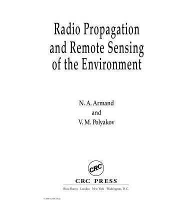 خرید و دانلود نسخه کامل کتاب Radio Wave Propagation and Remote Sensing of the Environment