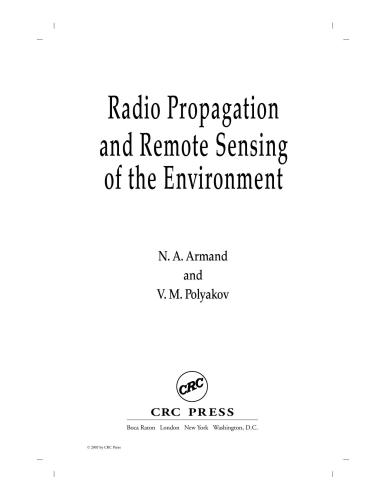 خرید و دانلود نسخه کامل کتاب Radio Wave Propagation and Remote Sensing of the Environment_68f6350895a7e.jpeg خرید و دانلود نسخه کامل کتاب Radio Wave Propagation and Remote Sensing of the Environment