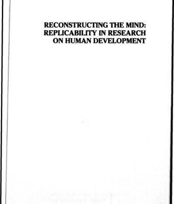 خرید و دانلود نسخه کامل کتاب Reconstructing the Mind: Replicability in Research on Human Development