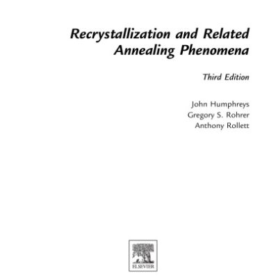 خرید و دانلود نسخه کامل کتاب Recrystallization and Related Annealing Phenomena