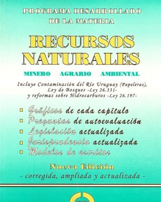 خرید و دانلود نسخه کامل کتاب Recursos Naturales Guia de Estudio