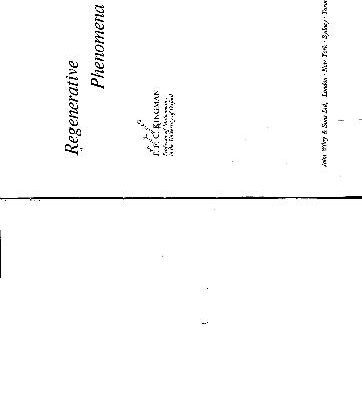 خرید و دانلود نسخه کامل کتاب regenetive phenomena