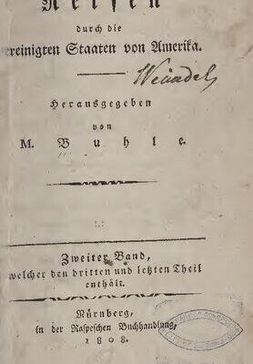 خرید و دانلود نسخه کامل کتاب Reisen durch die vereinigten Staaten von Amerika