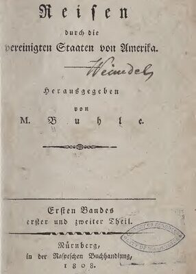 خرید و دانلود نسخه کامل کتاب Reisen durch die vereinigten Staaten von Amerika