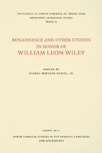 خرید و دانلود نسخه کامل کتاب Renaissance and Other Studies in Honor of William Leon Wiley_68e048b459812.jpeg خرید و دانلود نسخه کامل کتاب Renaissance and Other Studies in Honor of William Leon Wiley