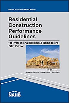 خرید و دانلود نسخه کامل کتاب Residential Construction Performance Guidelines, Contractor Reference (5th Edition) – Orginal Pdf