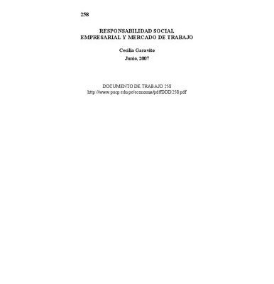 خرید و دانلود نسخه کامل کتاب Responsabilidad empresarial y mercado de trabajo