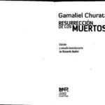 خرید و دانلود نسخه کامل کتاب Resurrección de los muertos. Alfabeto del incognoscible