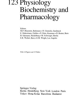 خرید و دانلود نسخه کامل کتاب Reviews of Physiology, Biochemistry and Pharmacology, Volume 123