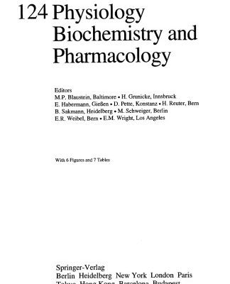خرید و دانلود نسخه کامل کتاب Reviews of Physiology, Biochemistry and Pharmacology, Volume 124