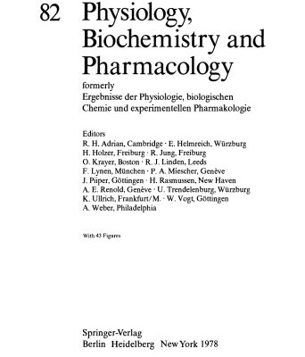 خرید و دانلود نسخه کامل کتاب Reviews of Physiology, Biochemistry and Pharmacology, Volume 82