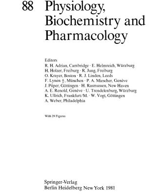 خرید و دانلود نسخه کامل کتاب Reviews of Physiology, Biochemistry and Pharmacology, Volume 88