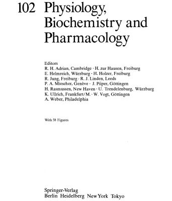 خرید و دانلود نسخه کامل کتاب Reviews of Physiology, Biochemistry and Pharmacology, Volume 102