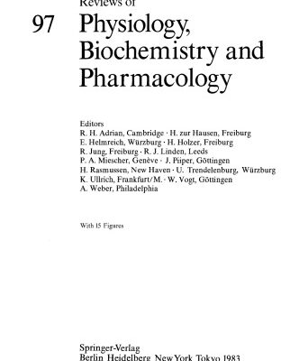 خرید و دانلود نسخه کامل کتاب Reviews of Physiology, Biochemistry and Pharmacology, Volume 97
