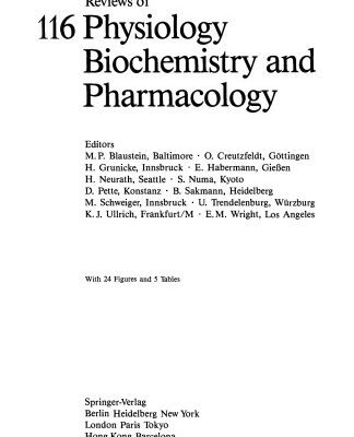 خرید و دانلود نسخه کامل کتاب Reviews of Physiology, Biochemistry and Pharmacology, Volume 116