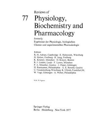 خرید و دانلود نسخه کامل کتاب Reviews of Physiology, Biochemistry and Pharmacology