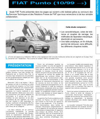 خرید و دانلود نسخه کامل کتاب Revue technique automobile : Fiat Punto, depuis Octobre 1999