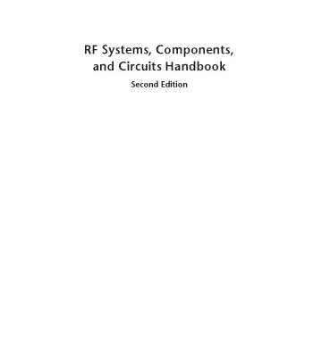 خرید و دانلود نسخه کامل کتاب RF Systems, Components, and Circuits Handbook, Second Edition