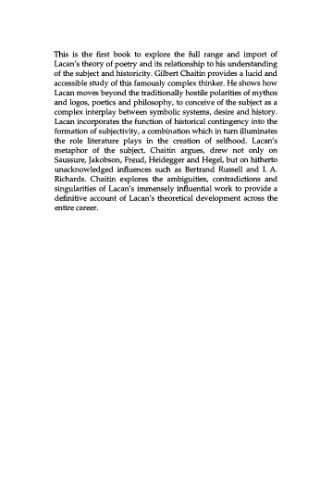 خرید و دانلود نسخه کامل کتاب Rhetoric and Culture in Lacan (Literature, Culture, Theory)_68ec3ed4d66c2.jpeg خرید و دانلود نسخه کامل کتاب Rhetoric and Culture in Lacan (Literature, Culture, Theory)
