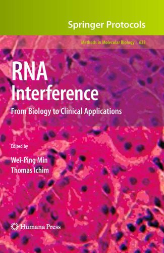 خرید و دانلود نسخه کامل کتاب RNA Interference: From Biology to Clinical Applications_68e959fe20611.jpeg خرید و دانلود نسخه کامل کتاب RNA Interference: From Biology to Clinical Applications