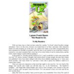خرید و دانلود نسخه کامل کتاب Road to Oz