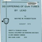 خرید و دانلود نسخه کامل کتاب Robertson. Decoppering of gun tubes by lead