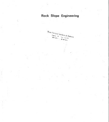 خرید و دانلود نسخه کامل کتاب Rock slope engineering