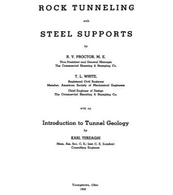 خرید و دانلود نسخه کامل کتاب Rock Tunneling with Steel Support