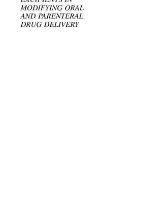 خرید و دانلود نسخه کامل کتاب Role of Lipid Excipients in Modifying Oral and Parenteral Drug Delivery: Basic Principles and Biological Examples