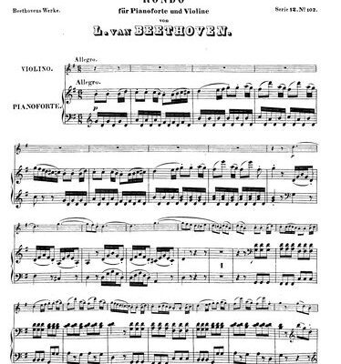 خرید و دانلود نسخه کامل کتاب Rondo für Pianoforte und Violine