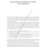 خرید و دانلود نسخه کامل کتاب Routledge Handbook of Food as a Commons