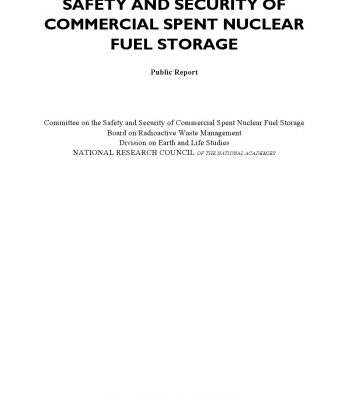 خرید و دانلود نسخه کامل کتاب Safety and Security of Commercial Spent Nuclear Fuel Storage: Public Report