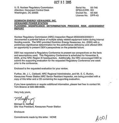 خرید و دانلود نسخه کامل کتاب Safety Significance Evaluation of Kewaunee Power Station Turbine Building Internal Floods