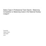 خرید و دانلود نسخه کامل کتاب Salary Caps in Professional Team Sports – Balancing Competition or Balancing Costs in the National Hockey League?