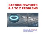 خرید و دانلود نسخه کامل کتاب SAP2000 features. A to Z problems