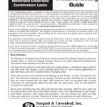 خرید و دانلود نسخه کامل کتاب Sargent & Greenleaf Model 6120, 6123 Motorized Electronic Combination Lock Troubleshooting Guide