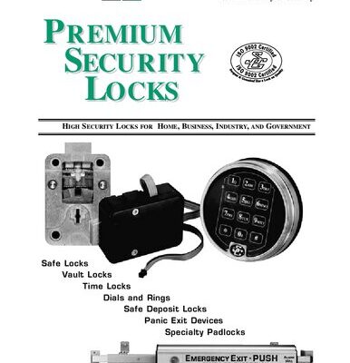 خرید و دانلود نسخه کامل کتاب Sargent & Greenleaf Premium Security Locks 2001 Catalog