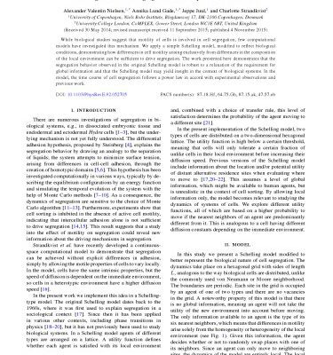 خرید و دانلود نسخه کامل کتاب Schelling model of cell segregation based only on local information