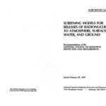 خرید و دانلود نسخه کامل کتاب Screening Models for Releases of Radionuclides to Atmosphere, Surface Water, and Ground (Part I)
