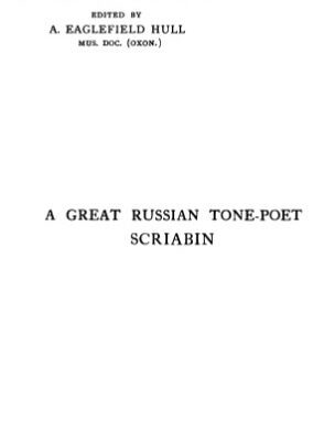خرید و دانلود نسخه کامل کتاب Scriabin: The great Russian tone poet