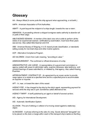 خرید و دانلود نسخه کامل کتاب Sea English glossary